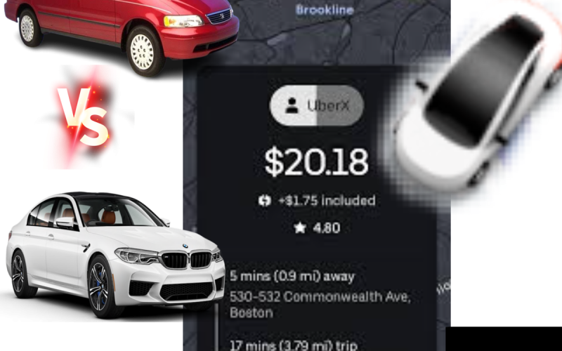 مقارنة سيارات أوبر uber
