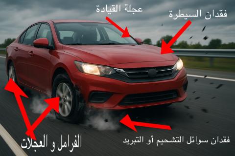مشاكل خطيرة للسيارات
